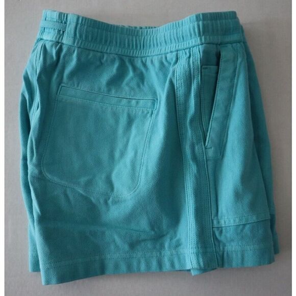 Athleta 988047-03 Women's Sz Small Turquoise Cotton Blend Farrallon Shorts - Picture 5 of 8